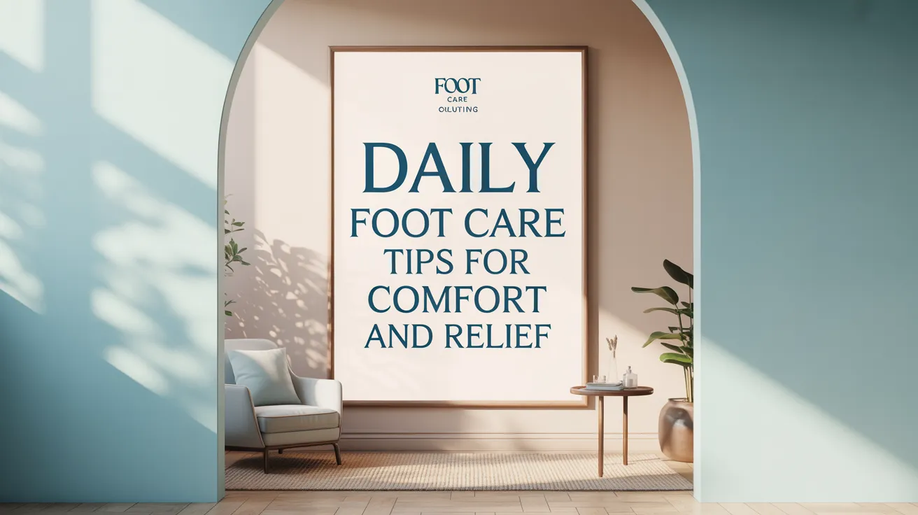 Daily Foot Care Tips for Comfort and Relief