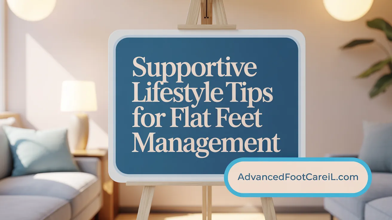 Supportive Lifestyle Tips for Flat Feet Management