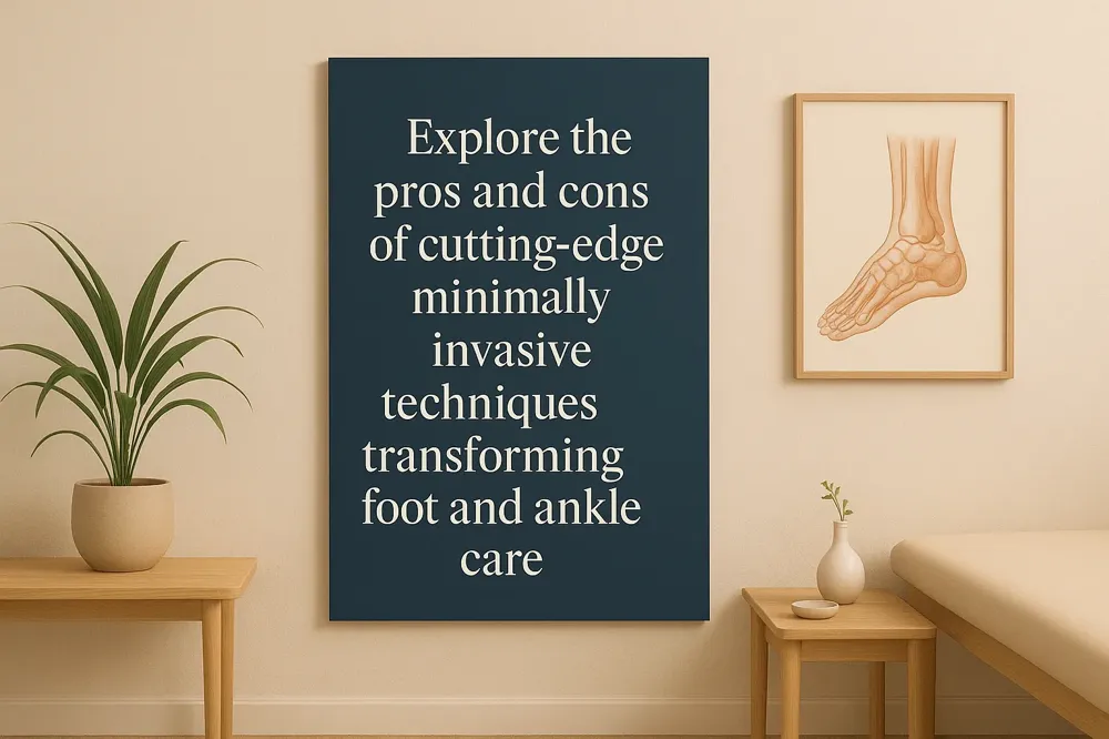 Explore the pros and cons of cutting-edge minimally invasive techniques transforming foot and ankle care.