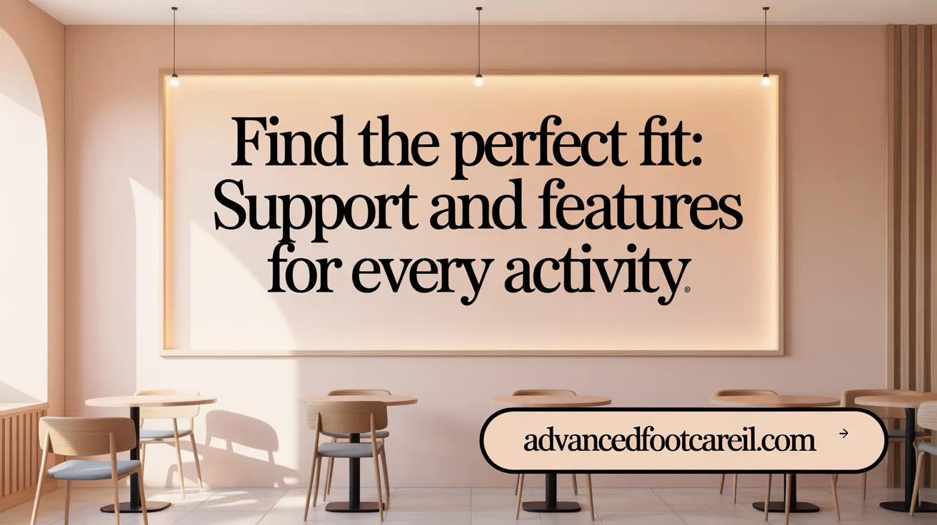 Find the Perfect Fit: Support and Features for Every Activity