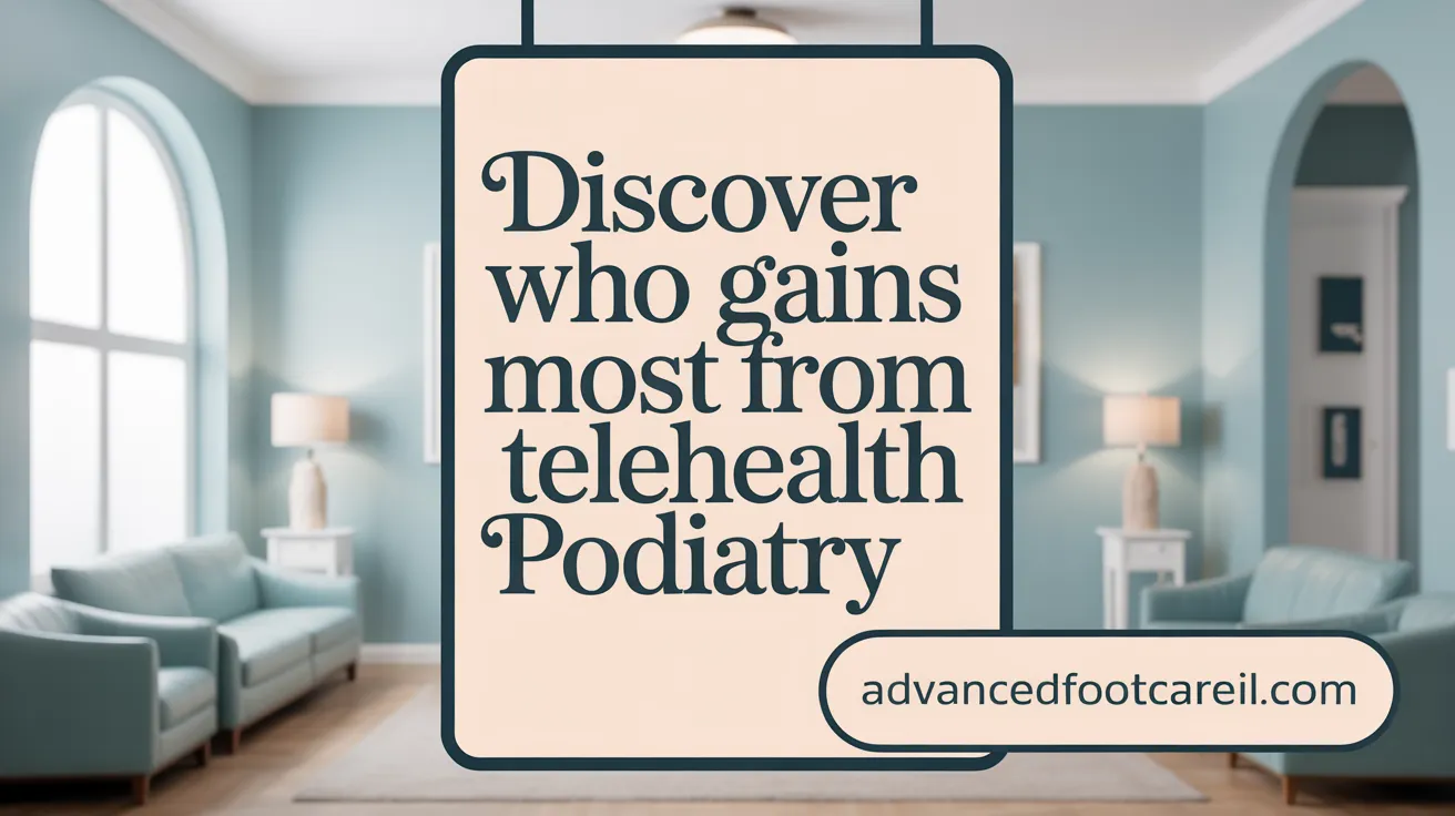 Discover Who Gains Most from Telehealth Podiatry