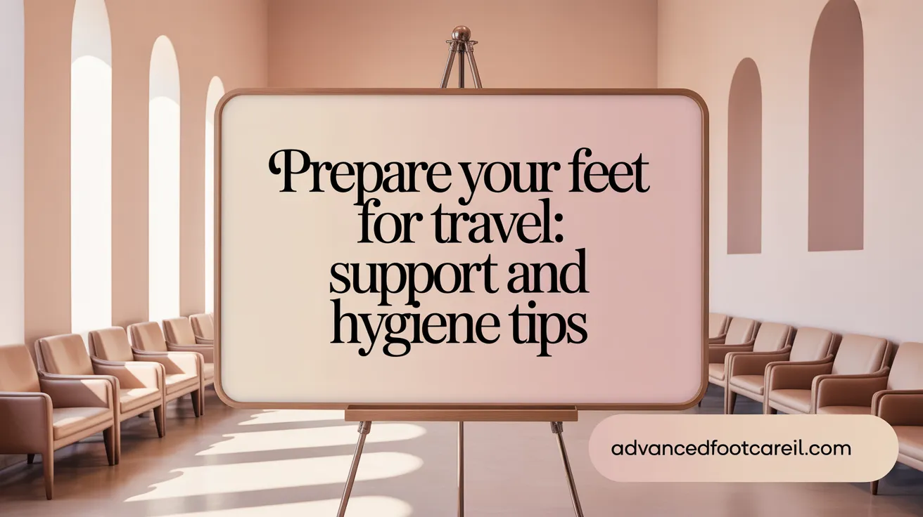 Prepare Your Feet for Travel: Support and Hygiene Tips
