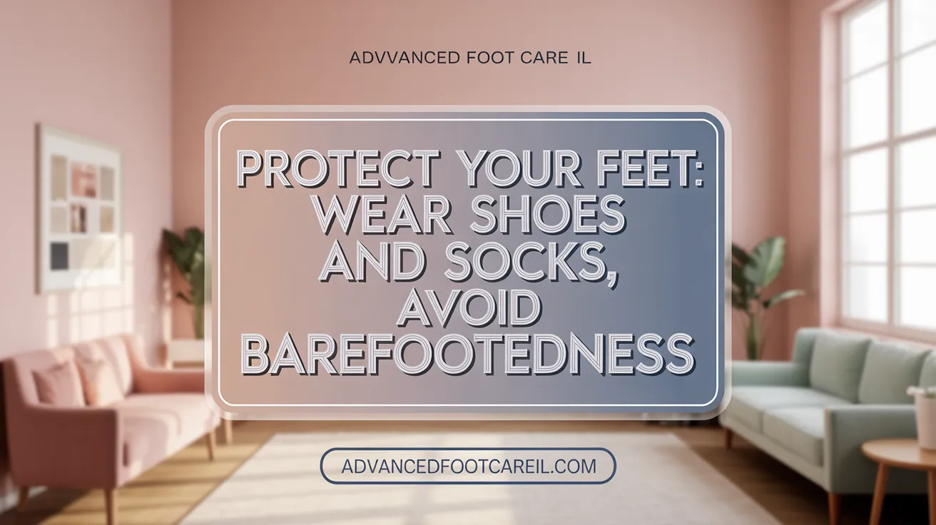 Protect Your Feet: Wear Shoes and Socks, Avoid Barefootedness