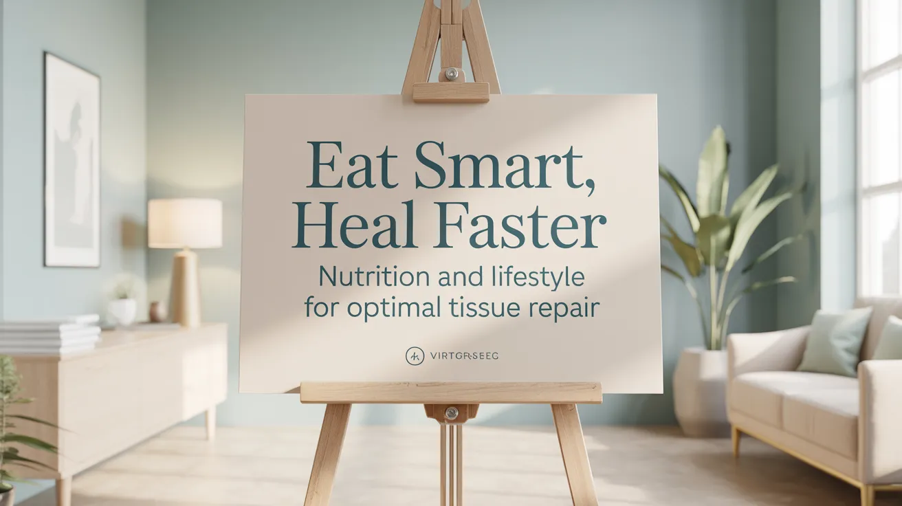Eat Smart, Heal Faster: Nutrition and Lifestyle for Optimal Tissue Repair
