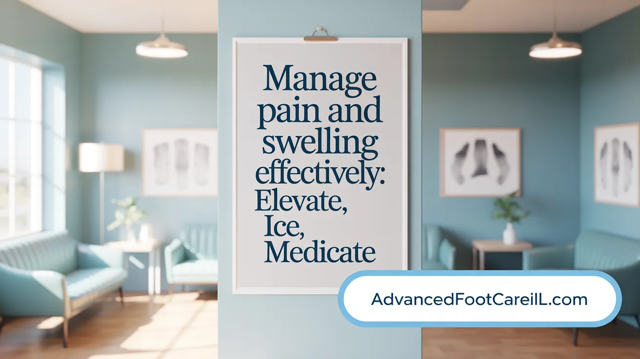 Manage Pain and Swelling Effectively: Elevate, Ice, Medicate