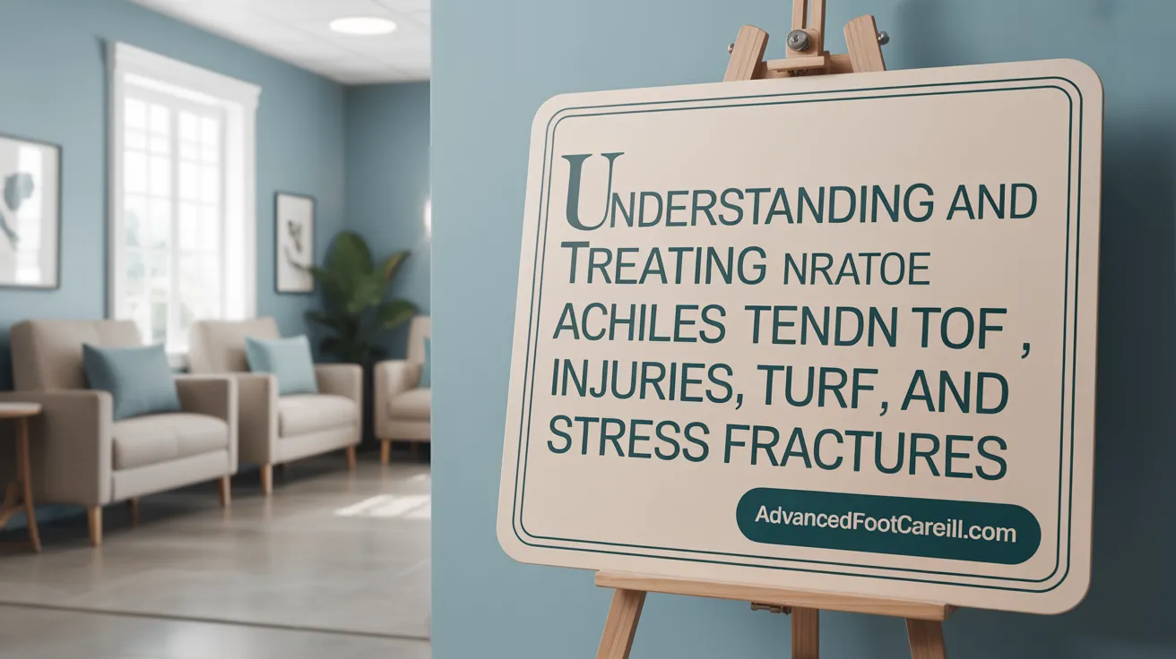 Understanding and Treating Achilles Tendon Injuries, Turf Toe, and Stress Fractures