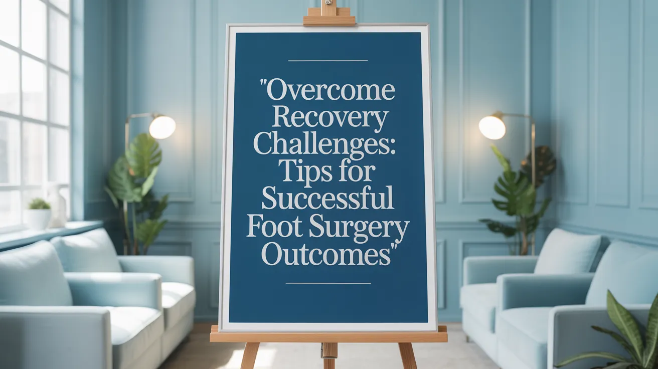 Overcome Recovery Challenges: Tips for Successful Foot Surgery Outcomes