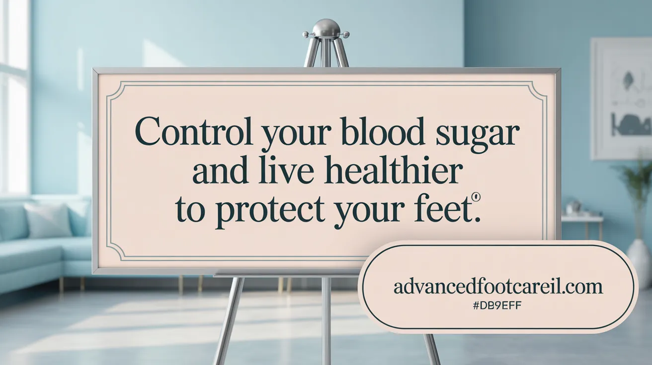 Control Your Blood Sugar and Live Healthier to Protect Your Feet