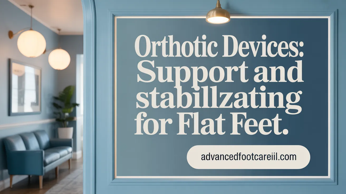 Orthotic Devices: Support and Stabilization for Flat Feet