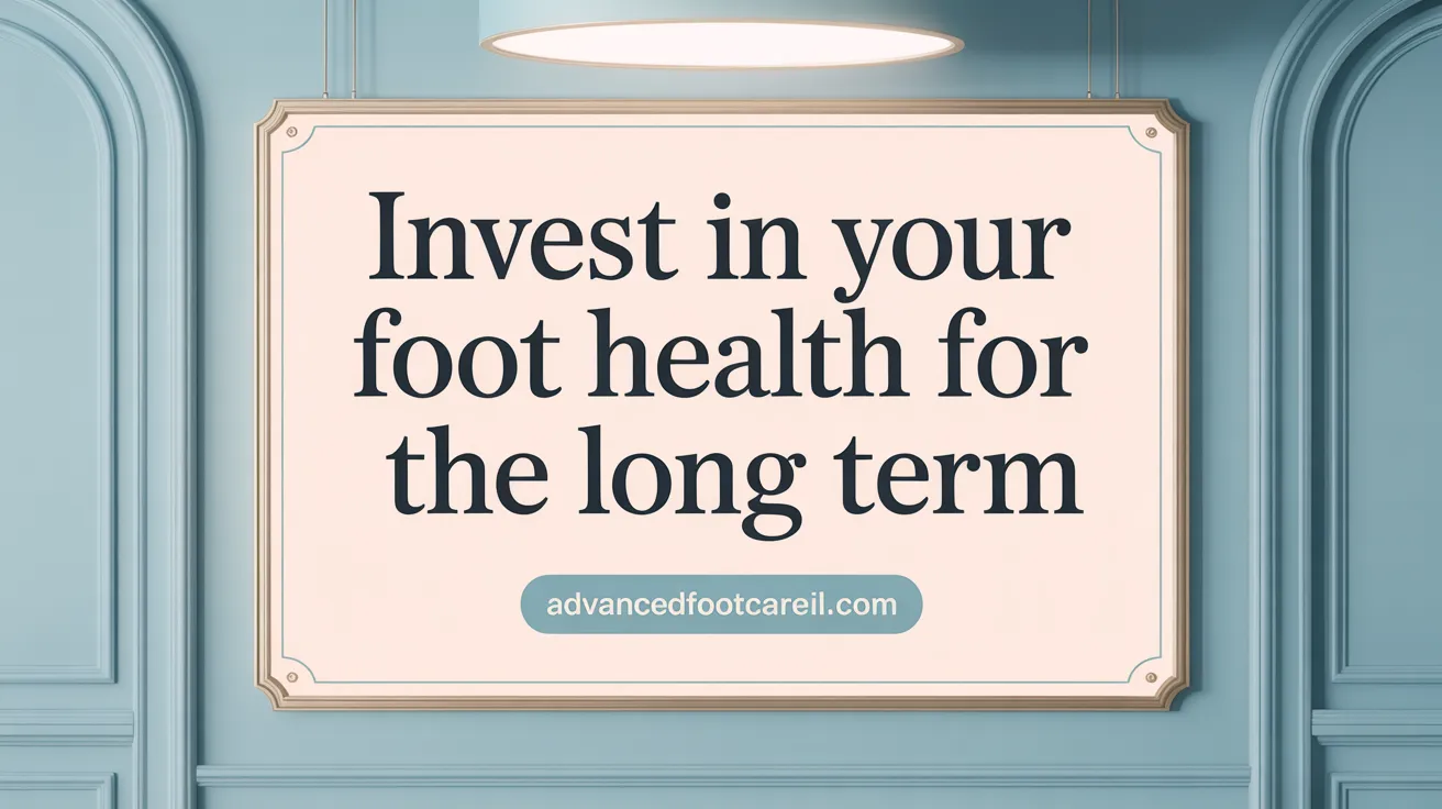 Invest in Your Foot Health for the Long Term