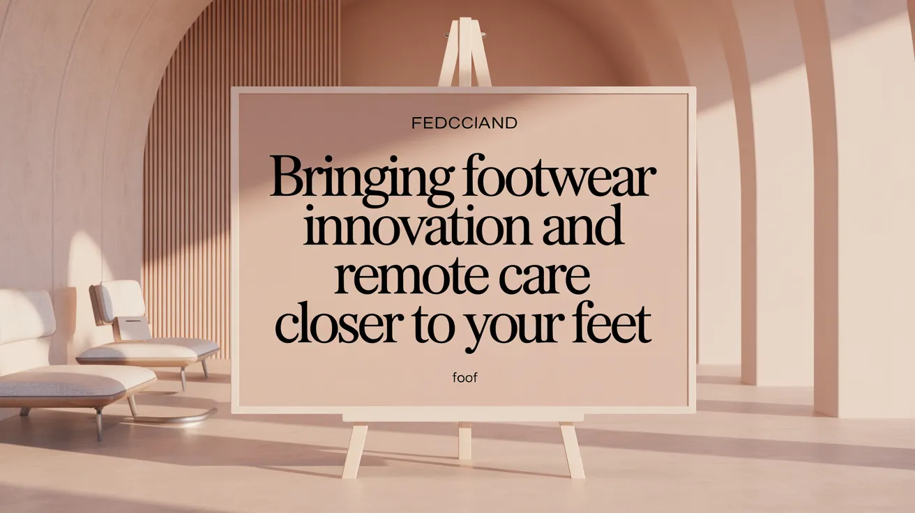 Bringing footwear innovation and remote care closer to your feet