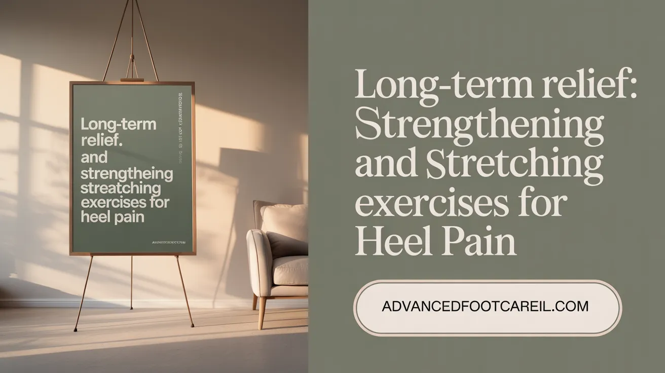 Long-Term Relief: Strengthening and Stretching Exercises for Heel Pain