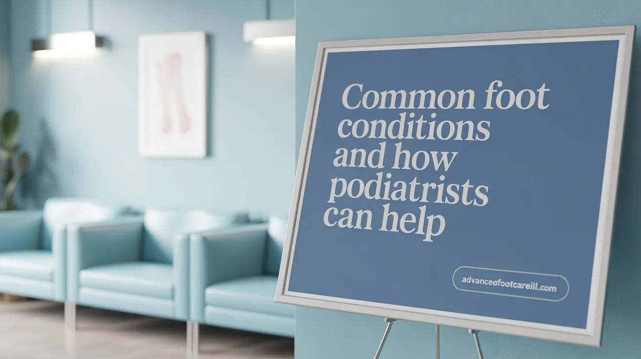 Common Foot Conditions and How Podiatrists Can Help