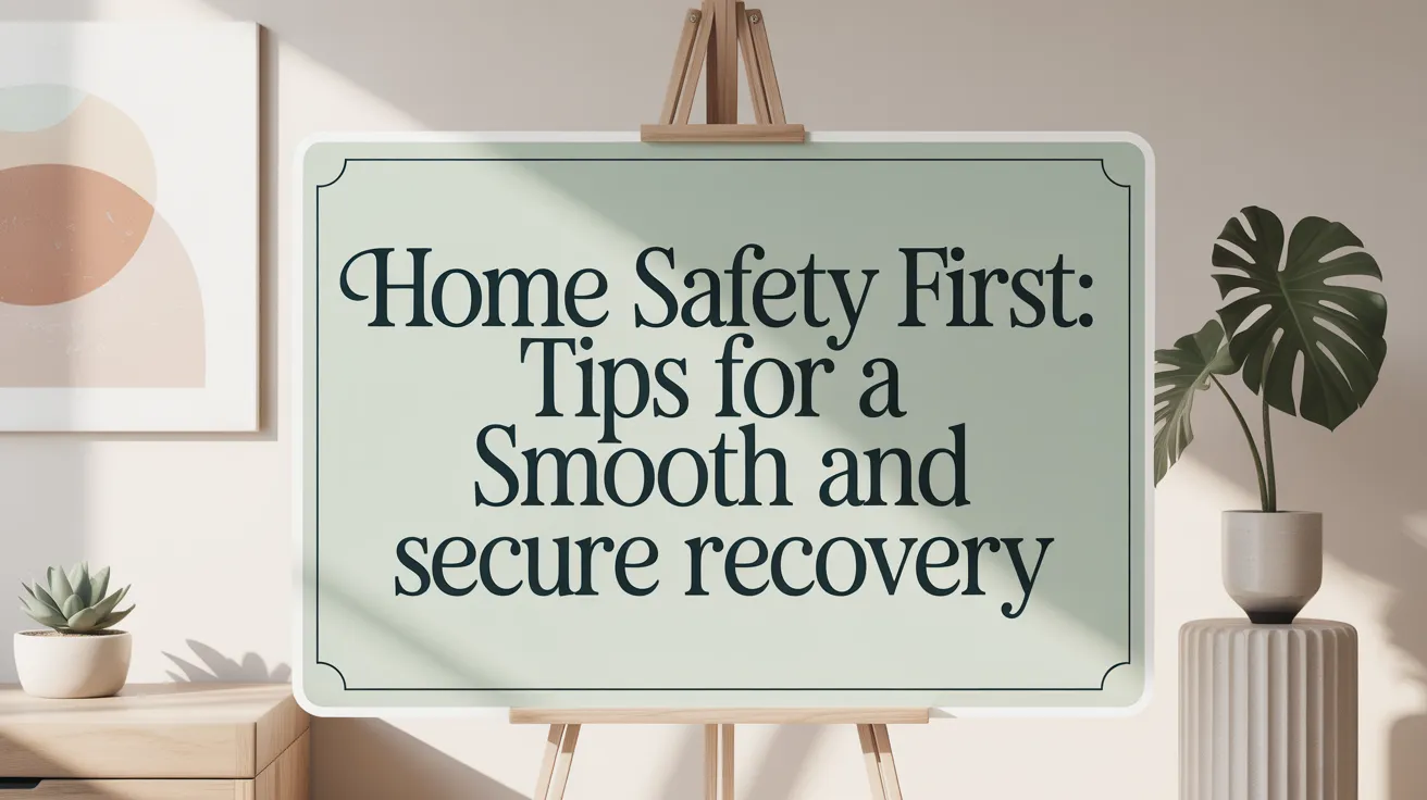 Home Safety First: Tips for a Smooth and Secure Recovery