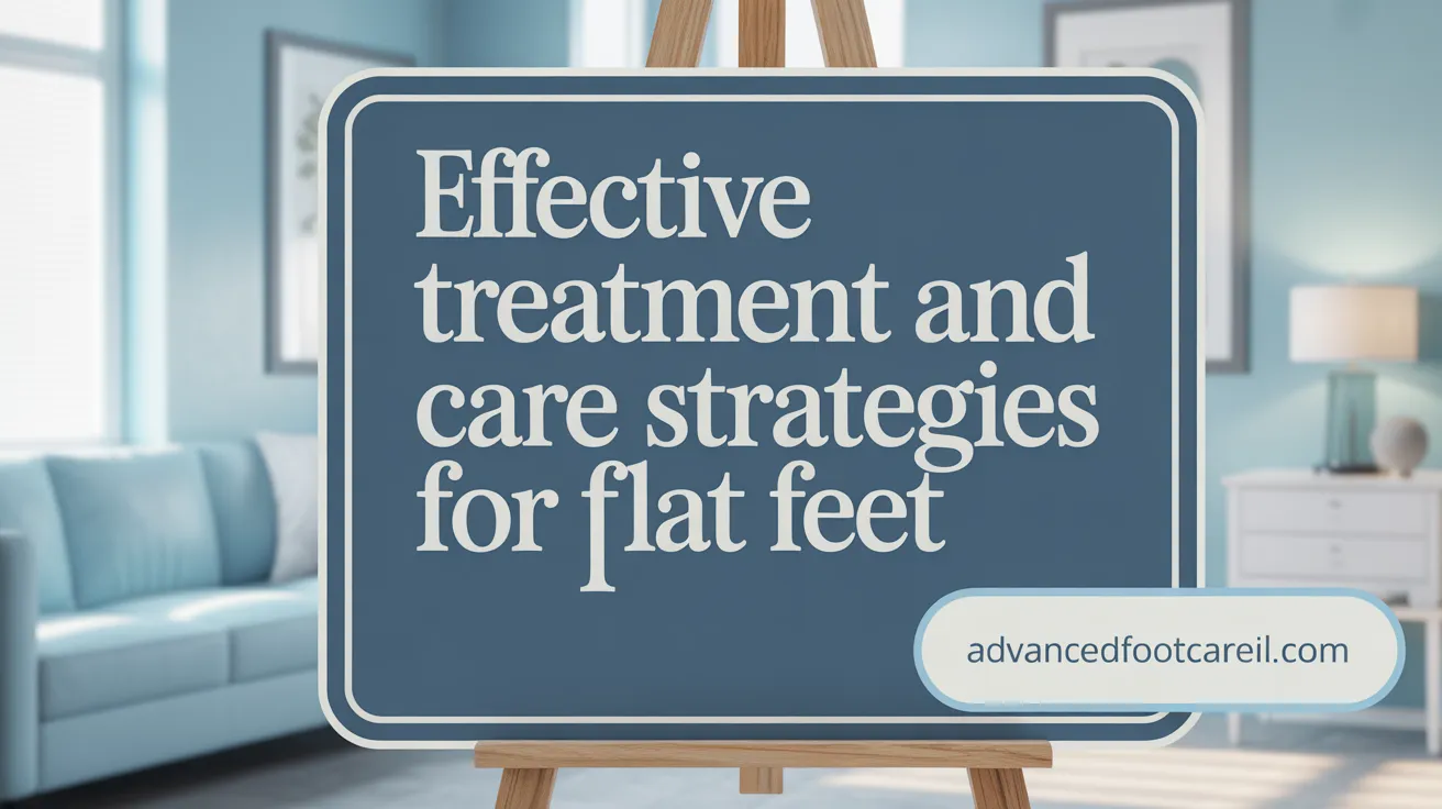 Effective Treatment and Care Strategies for Flat Feet