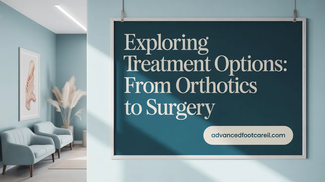 Exploring Treatment Options: From Orthotics to Surgery