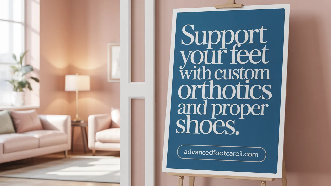 Support Your Feet with Custom Orthotics and Proper Shoes