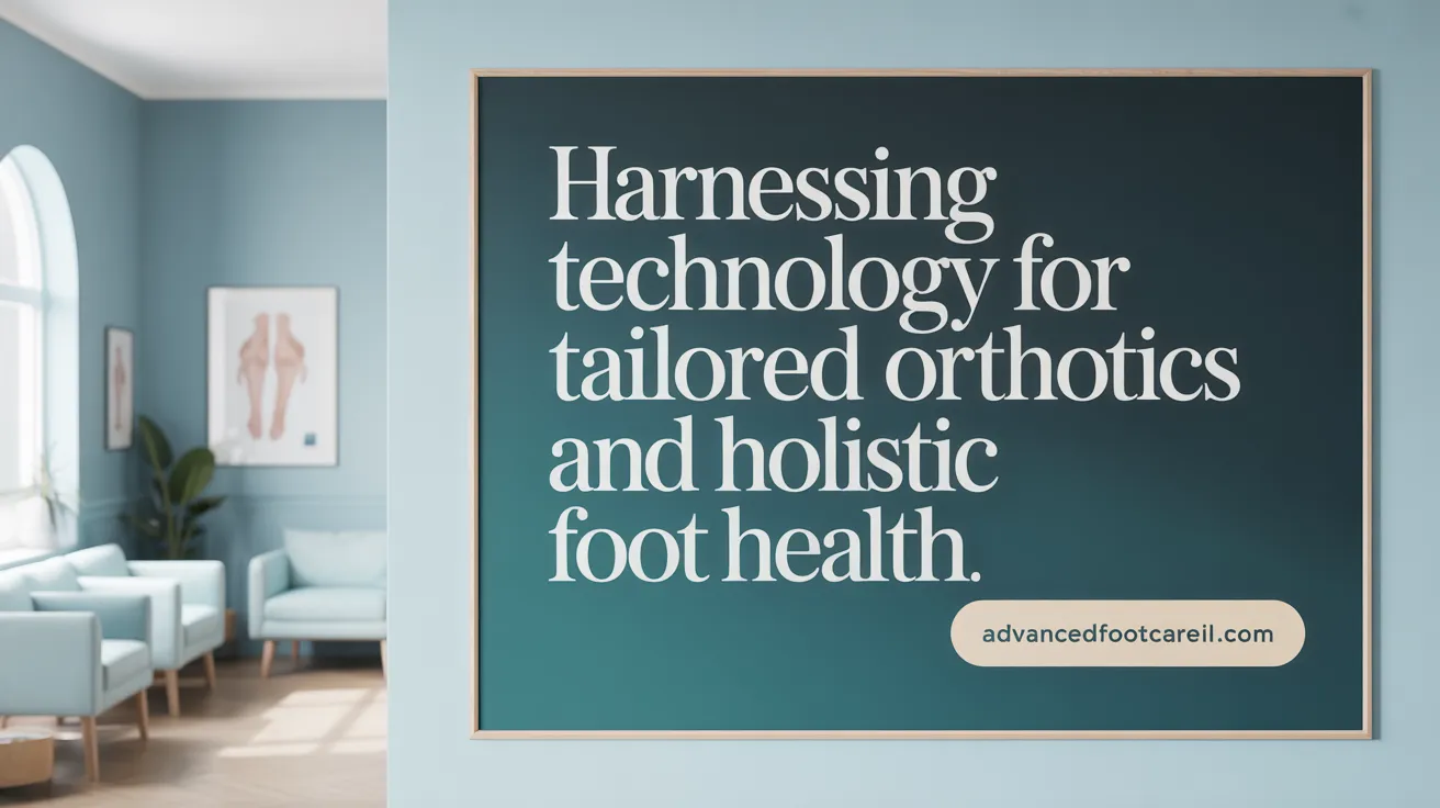 Harnessing Technology for Tailored Orthotics and Holistic Foot Health