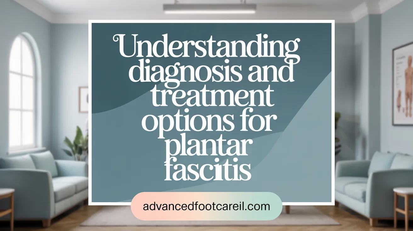 Understanding Diagnosis and Treatment Options for Plantar Fasciitis