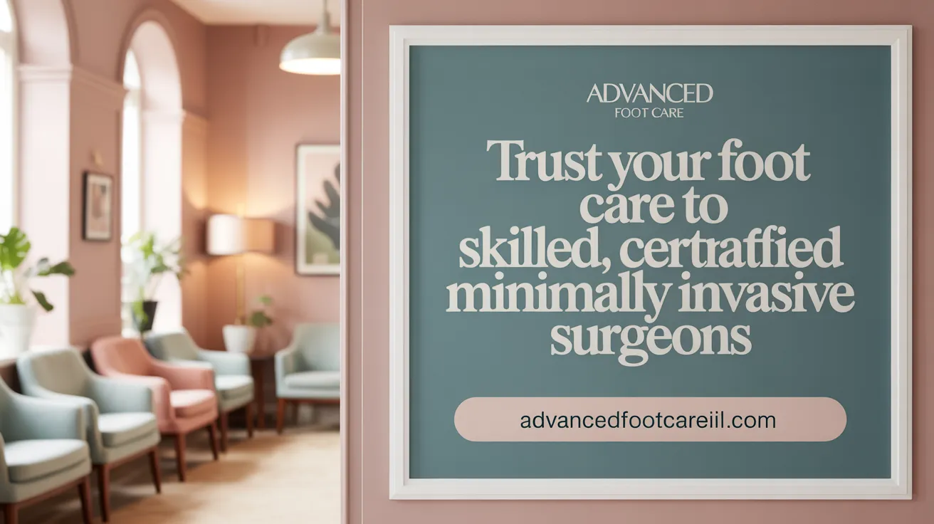 Trust Your Foot Care to Skilled, Certified Minimally Invasive Surgeons