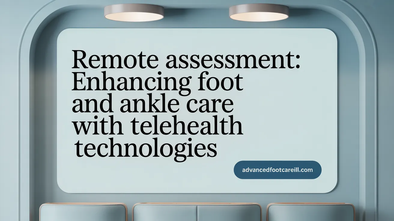 Remote Assessment: Enhancing Foot and Ankle Care with Telehealth Technologies