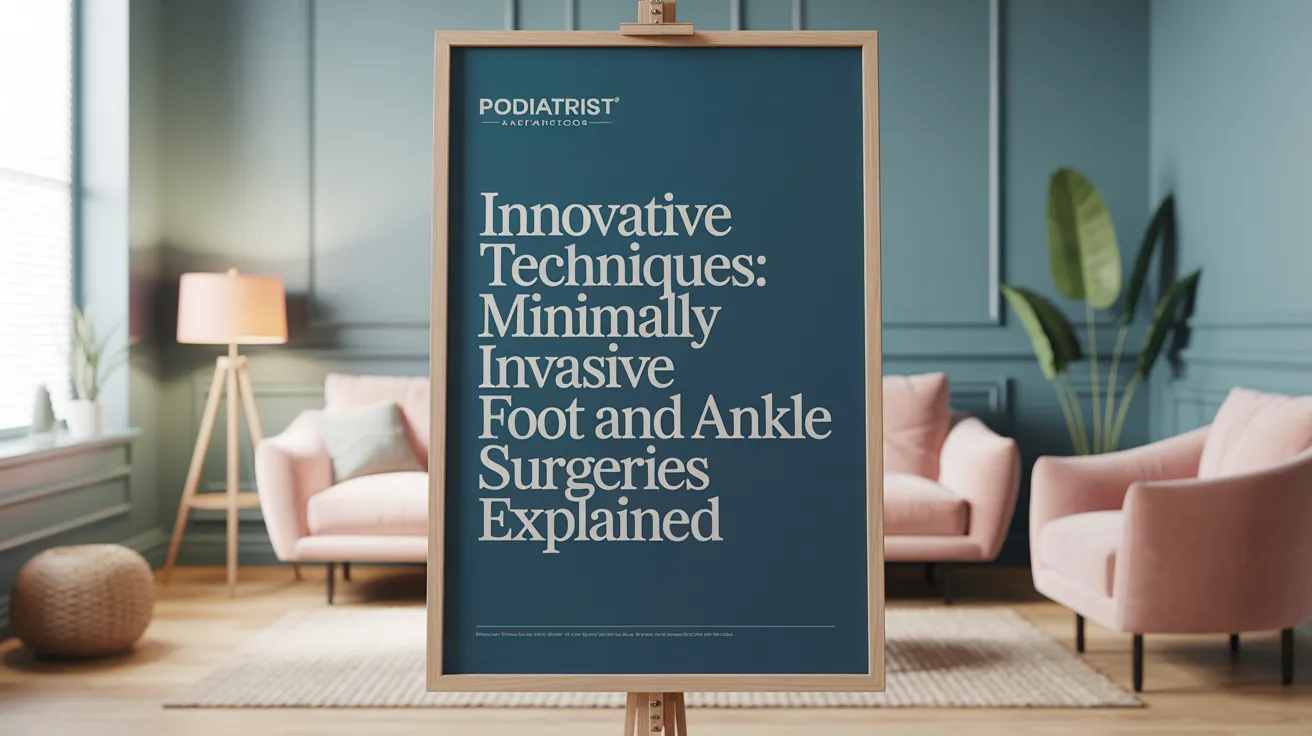 Innovative Techniques: Minimally Invasive Foot and Ankle Surgeries Explained