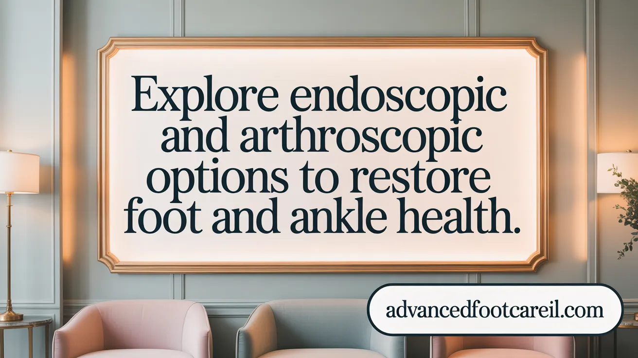 Explore endoscopic and arthroscopic options to restore foot and ankle health