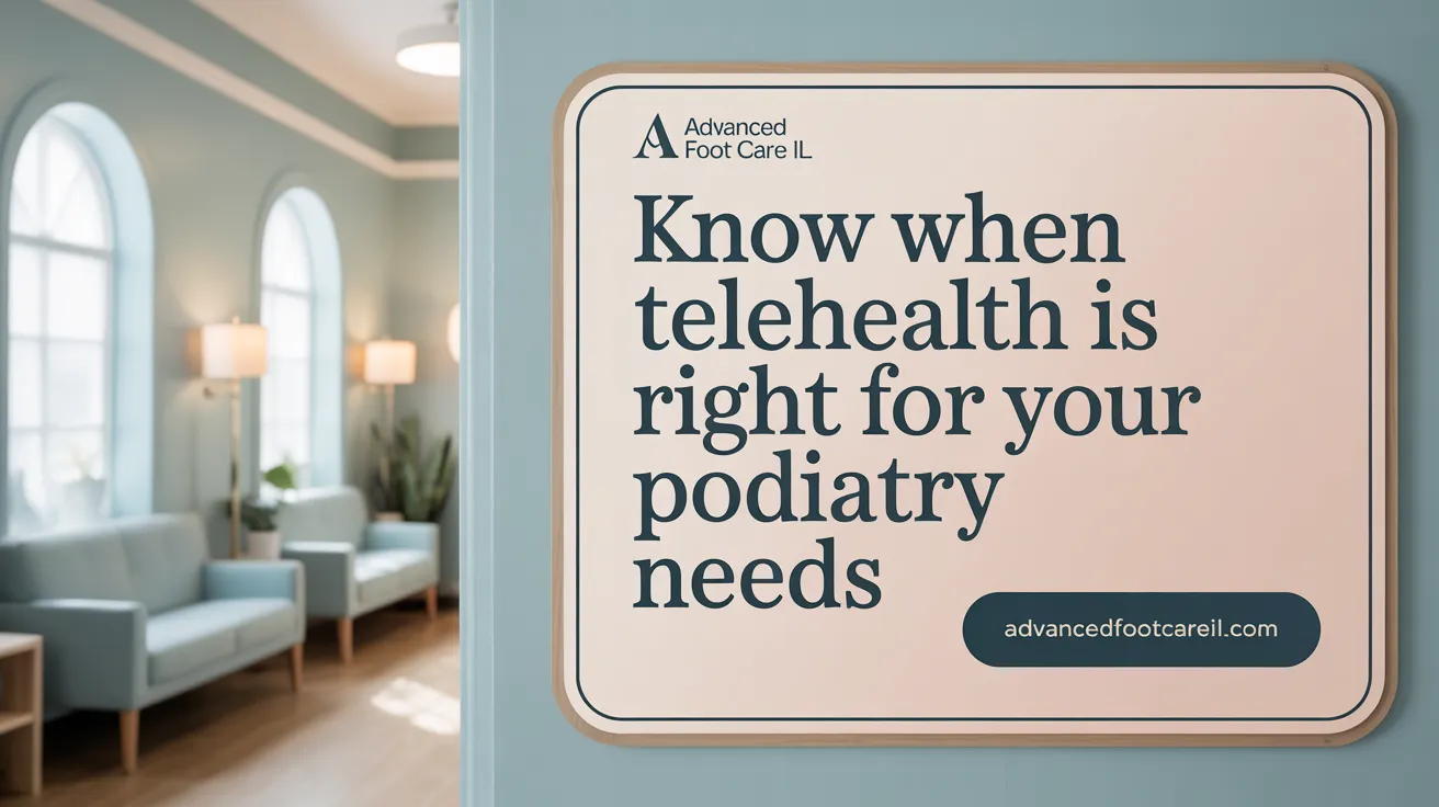 Know When Telehealth is Right for Your Podiatry Needs