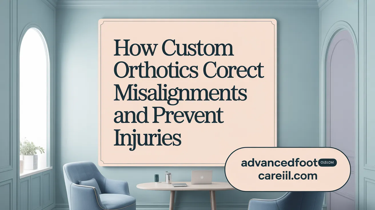 How Custom Orthotics Correct Misalignments and Prevent Injuries