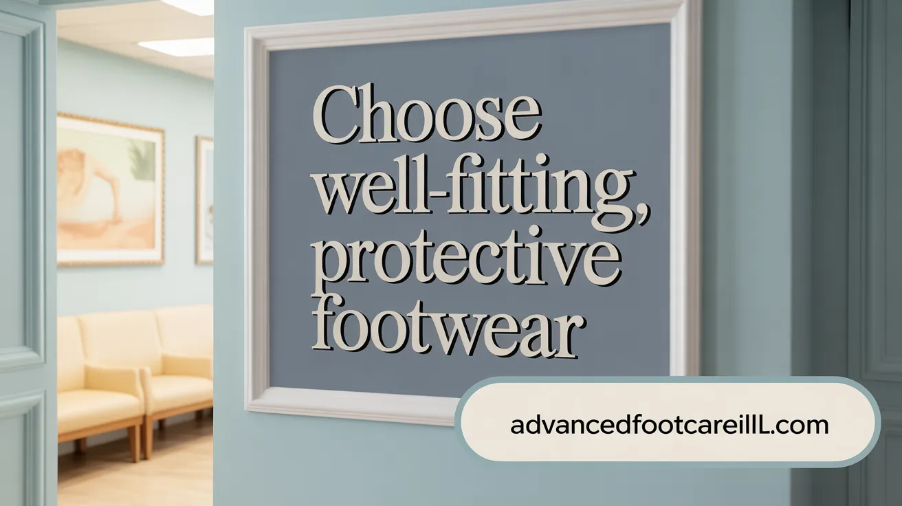 Choose Well-Fitting, Protective Footwear
