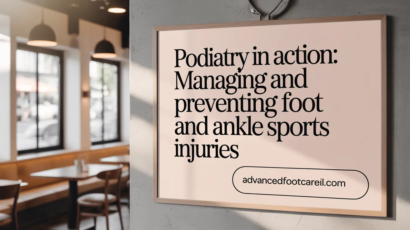 Podiatry in Action: Managing and Preventing Foot and Ankle Sports Injuries