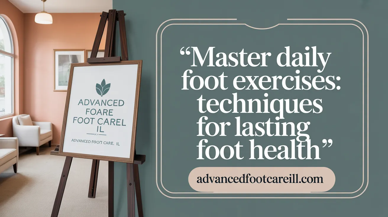Master Daily Foot Exercises: Techniques for Lasting Foot Health