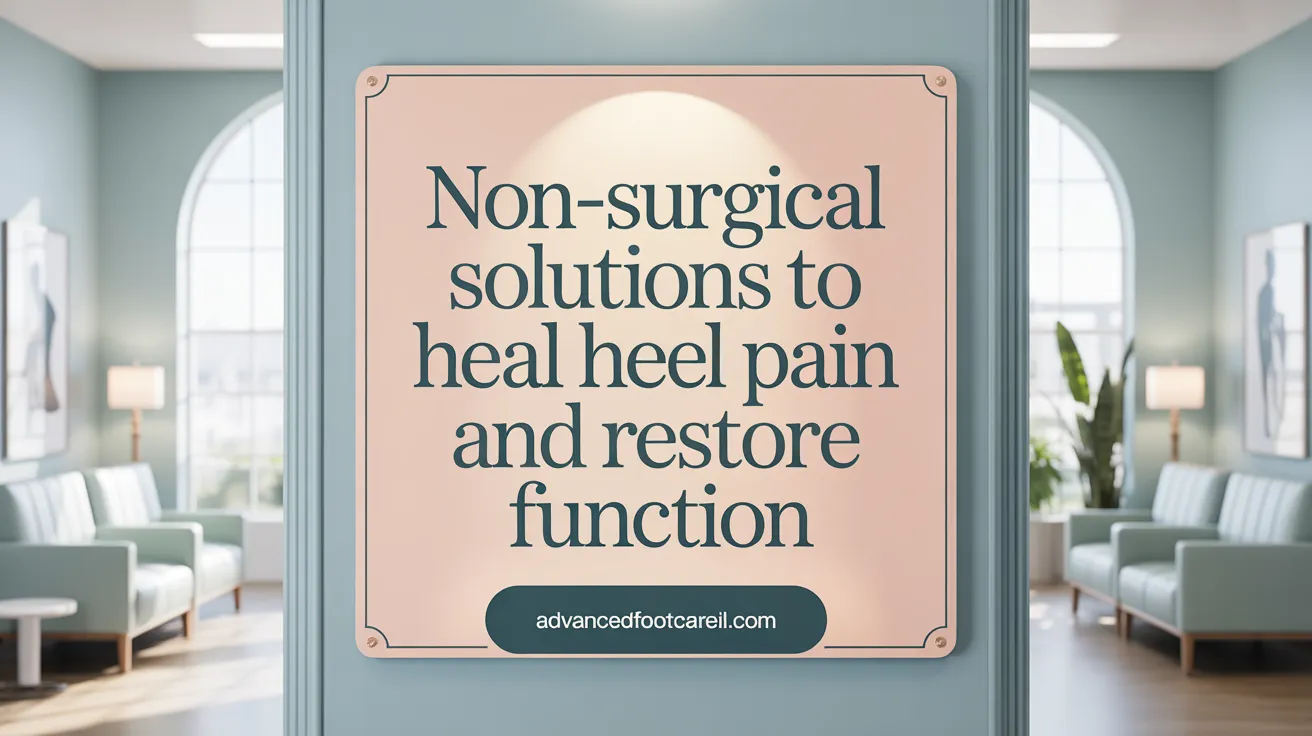 Non-Surgical Solutions to Heal Heel Pain and Restore Function