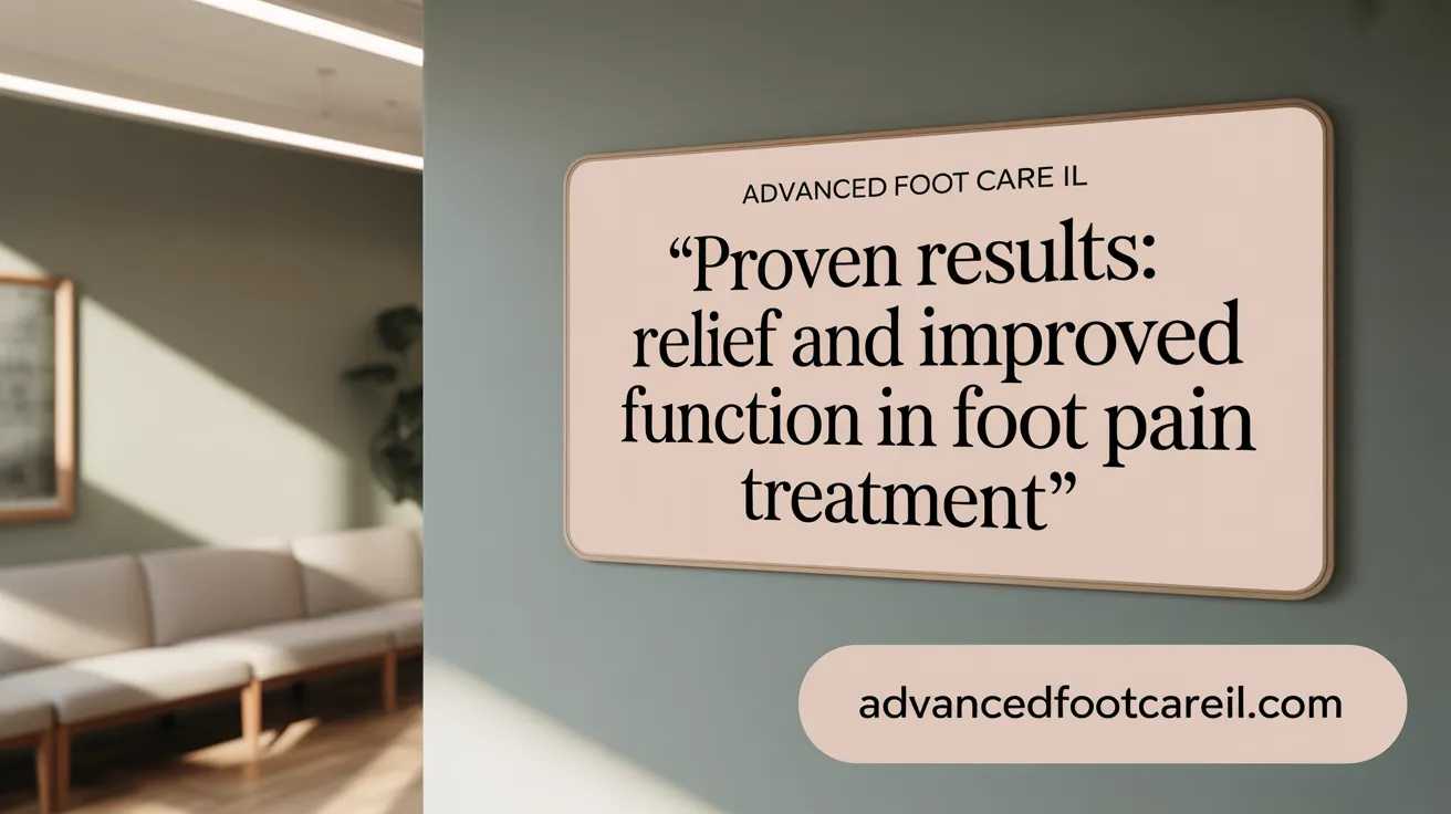 Proven Results: Relief and Improved Function in Foot Pain Treatment