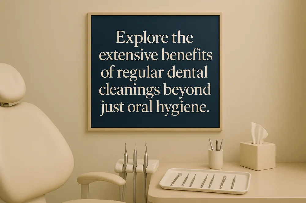 Explore the extensive benefits of regular dental cleanings beyond just oral hygiene.