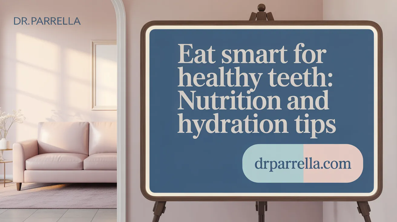 Eat Smart for Healthy Teeth: Nutrition and Hydration Tips