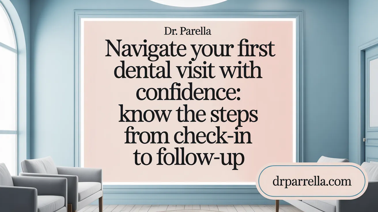 Navigate Your First Dental Visit with Confidence: Know the Steps from Check-In to Follow-Up