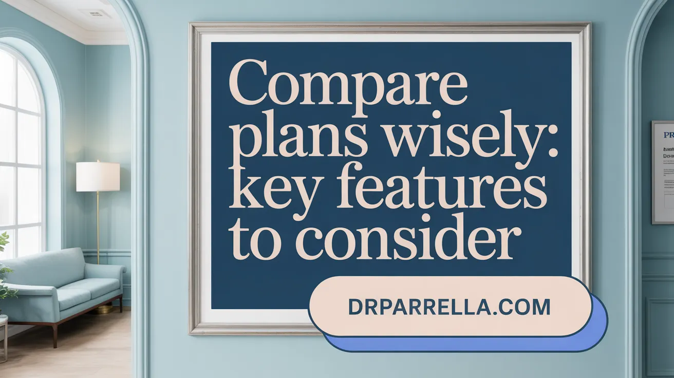Compare Plans Wisely: Key Features to Consider