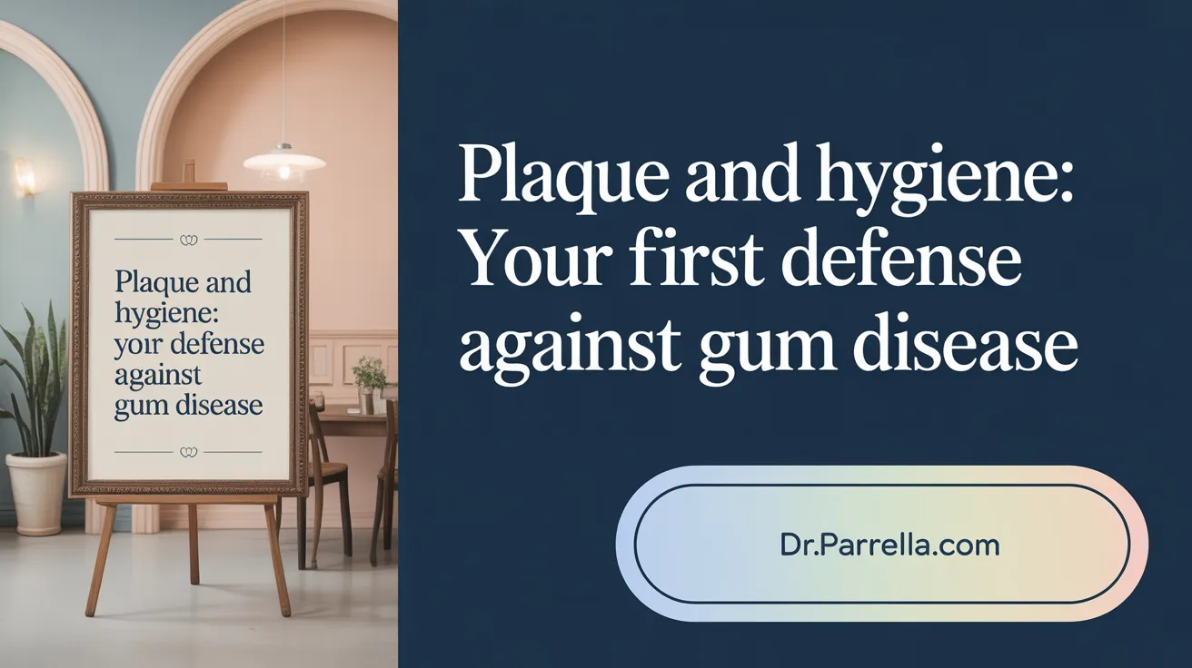 Plaque and Hygiene: Your First Defense Against Gum Disease