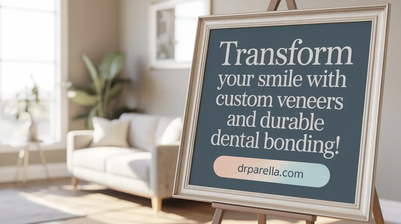 Transform Your Smile with Custom Veneers and Durable Dental Bonding!
