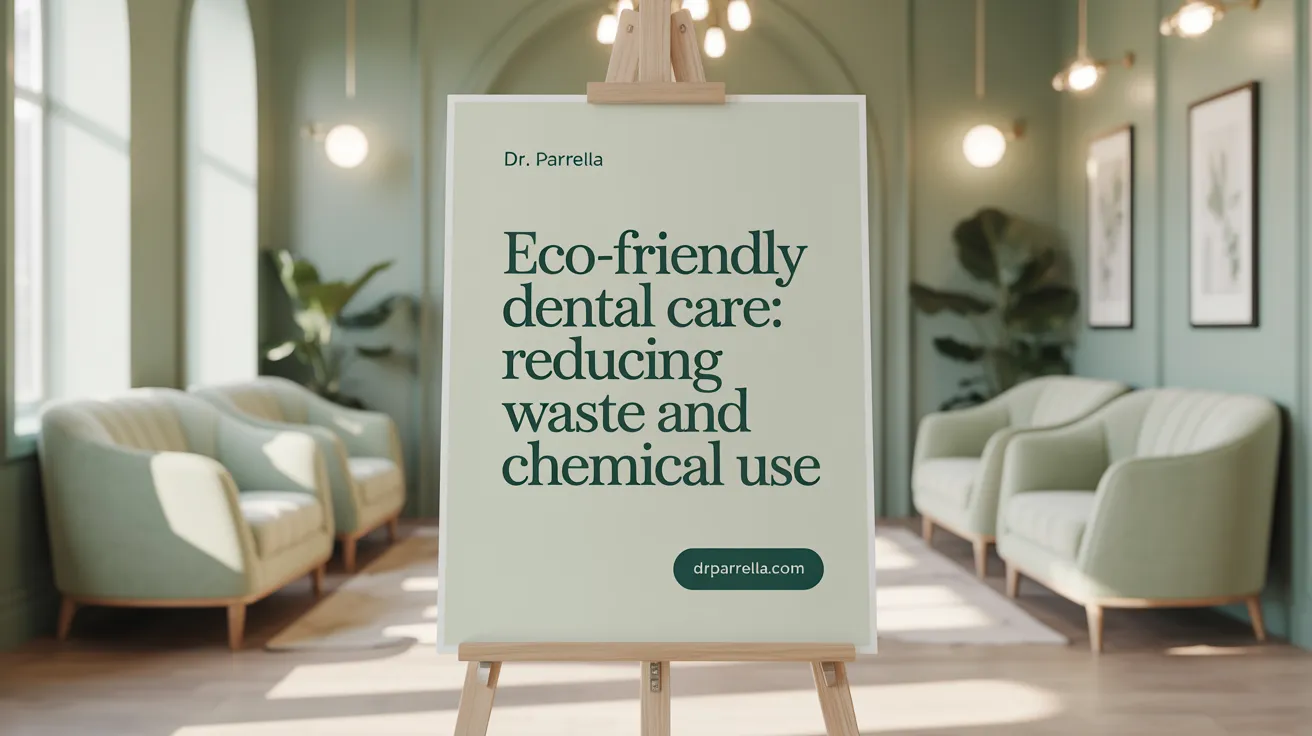 Eco-Friendly Dental Care: Reducing Waste and Chemical Use