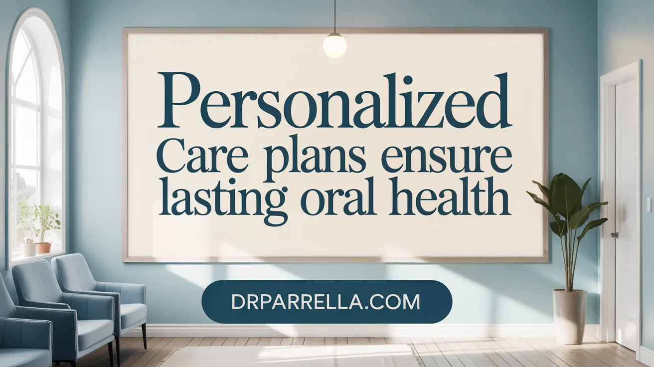 Personalized Care Plans Ensure Lasting Oral Health