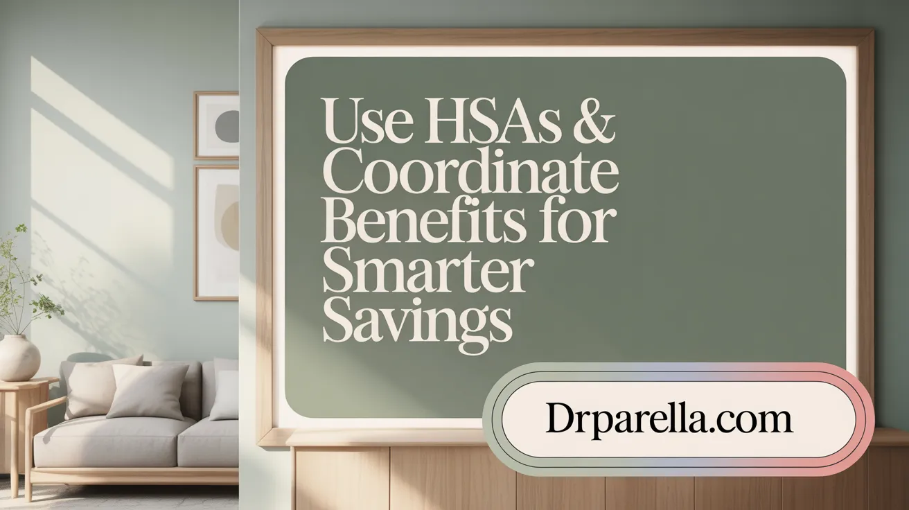 Use HSAs & Coordinate Benefits for Smarter Savings