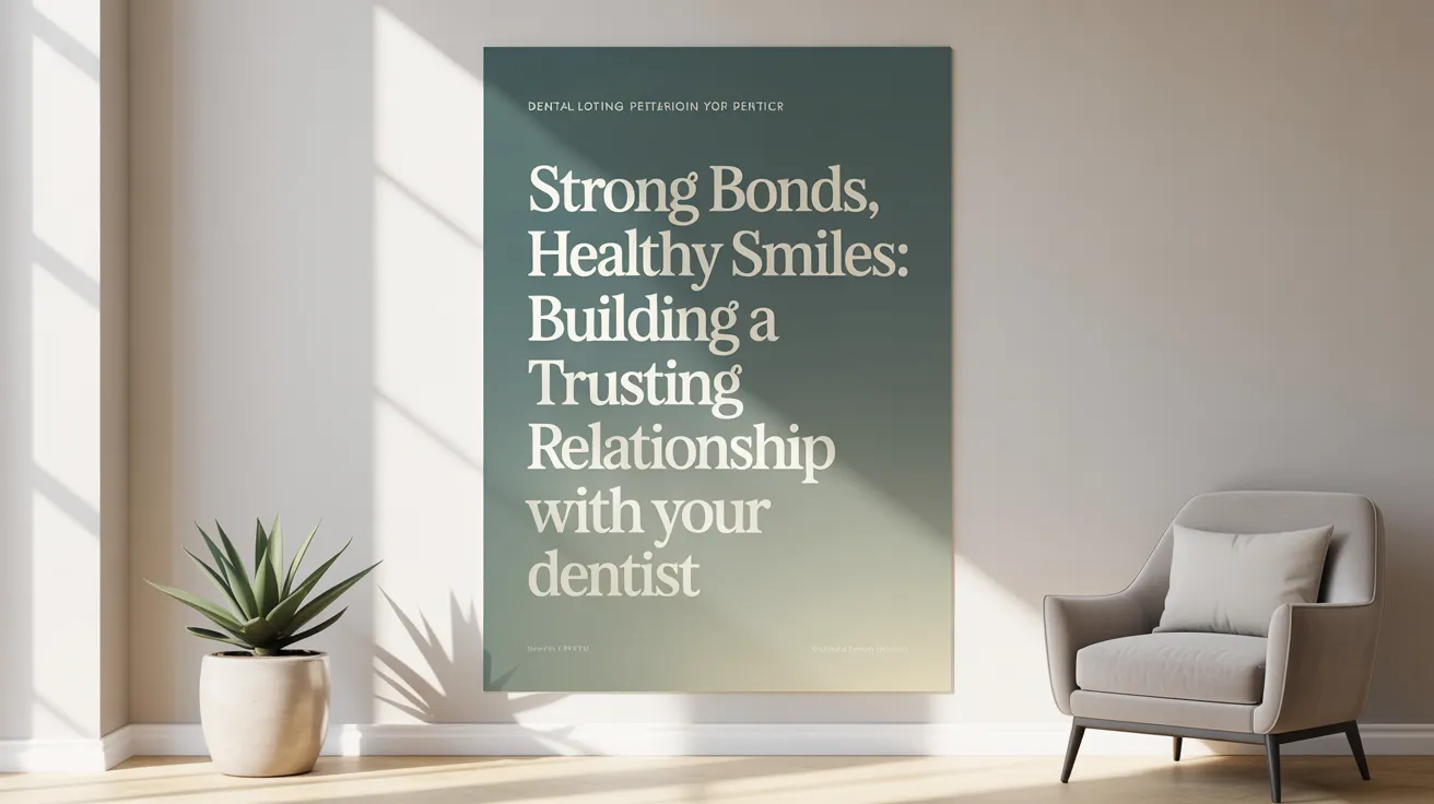 Strong Bonds, Healthy Smiles: Building a Trusting Relationship with Your Dentist