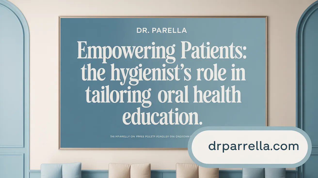 Empowering Patients: The Hygienist's Role in Tailoring Oral Health Education