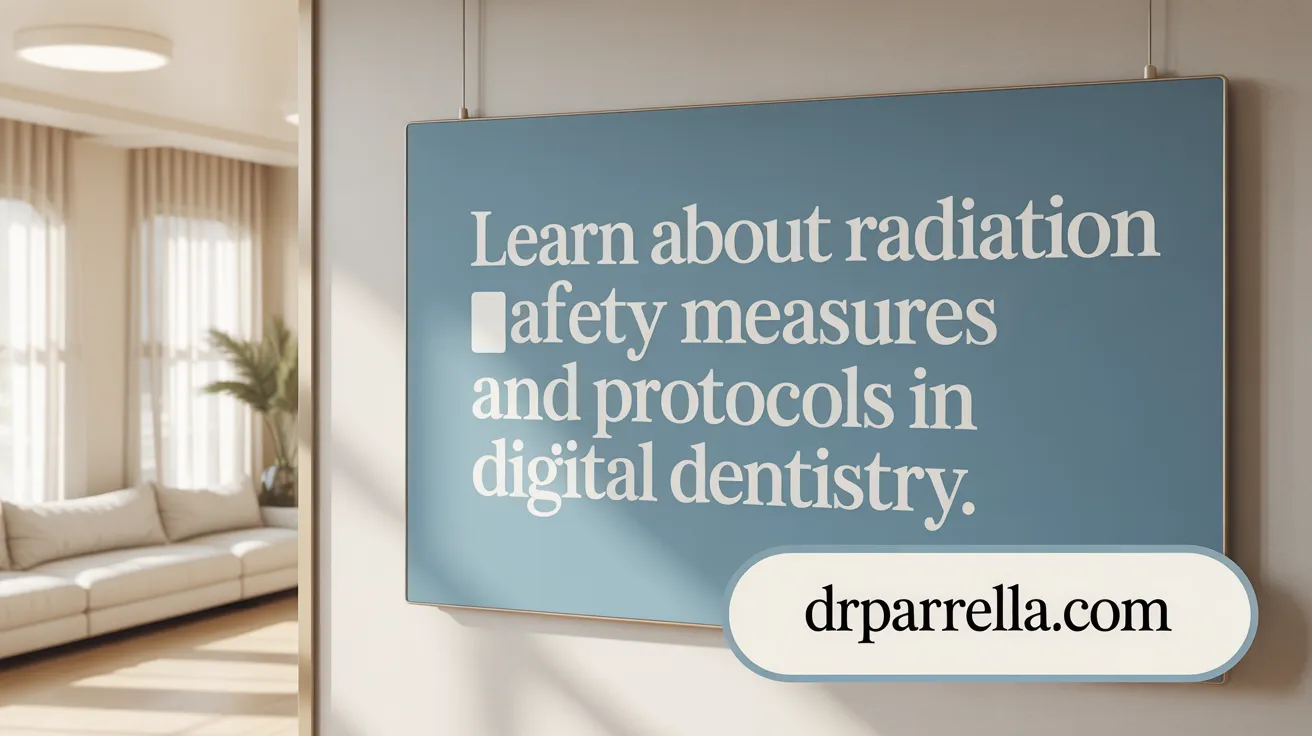 Learn about radiation safety measures and protocols in digital dentistry.