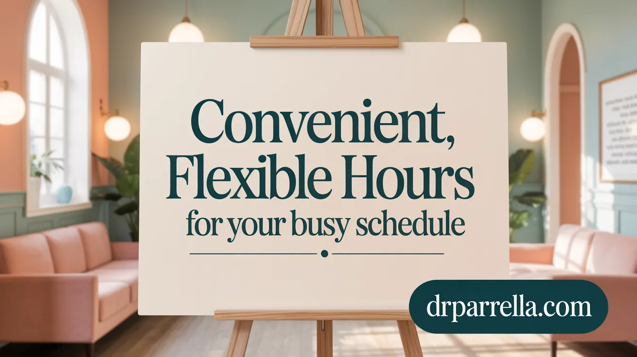Convenient, Flexible Hours for Your Busy Schedule