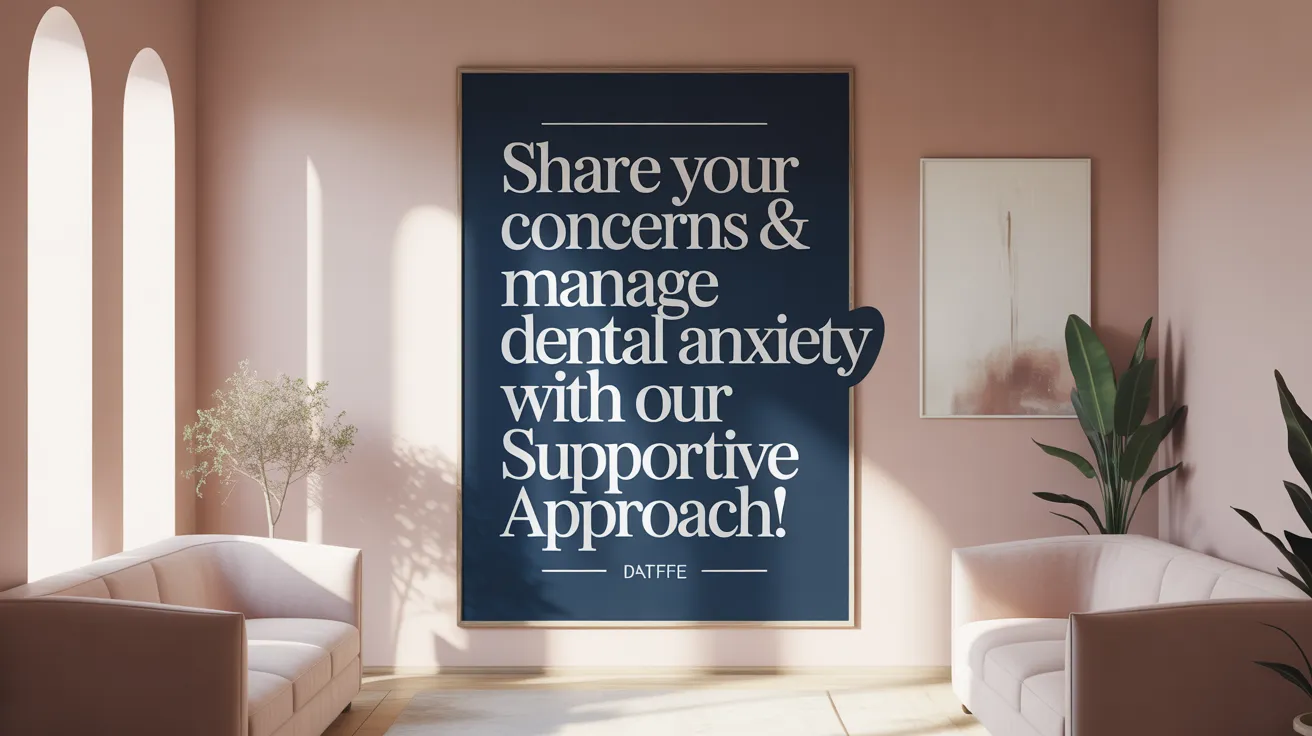 Share Your Concerns & Manage Dental Anxiety with Our Supportive Approach!