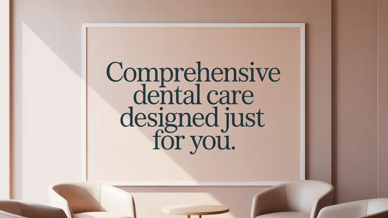 Comprehensive Dental Care Designed Just for You