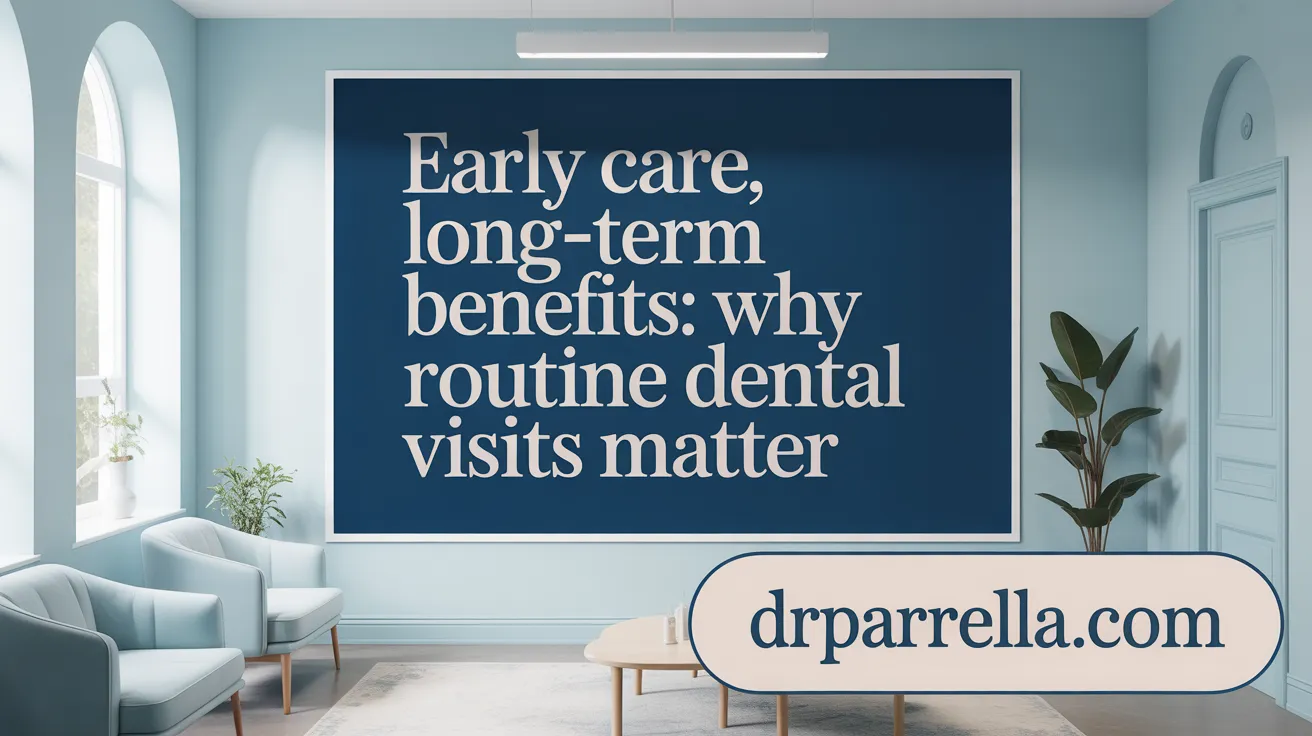 Early Care, Long-term Benefits: Why Routine Dental Visits Matter